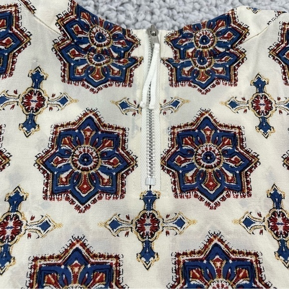 Madewell Top Womens XS Extra Small Silk T-Shirt Vintage Inspired Short Sleeve - Picture 6 of 6